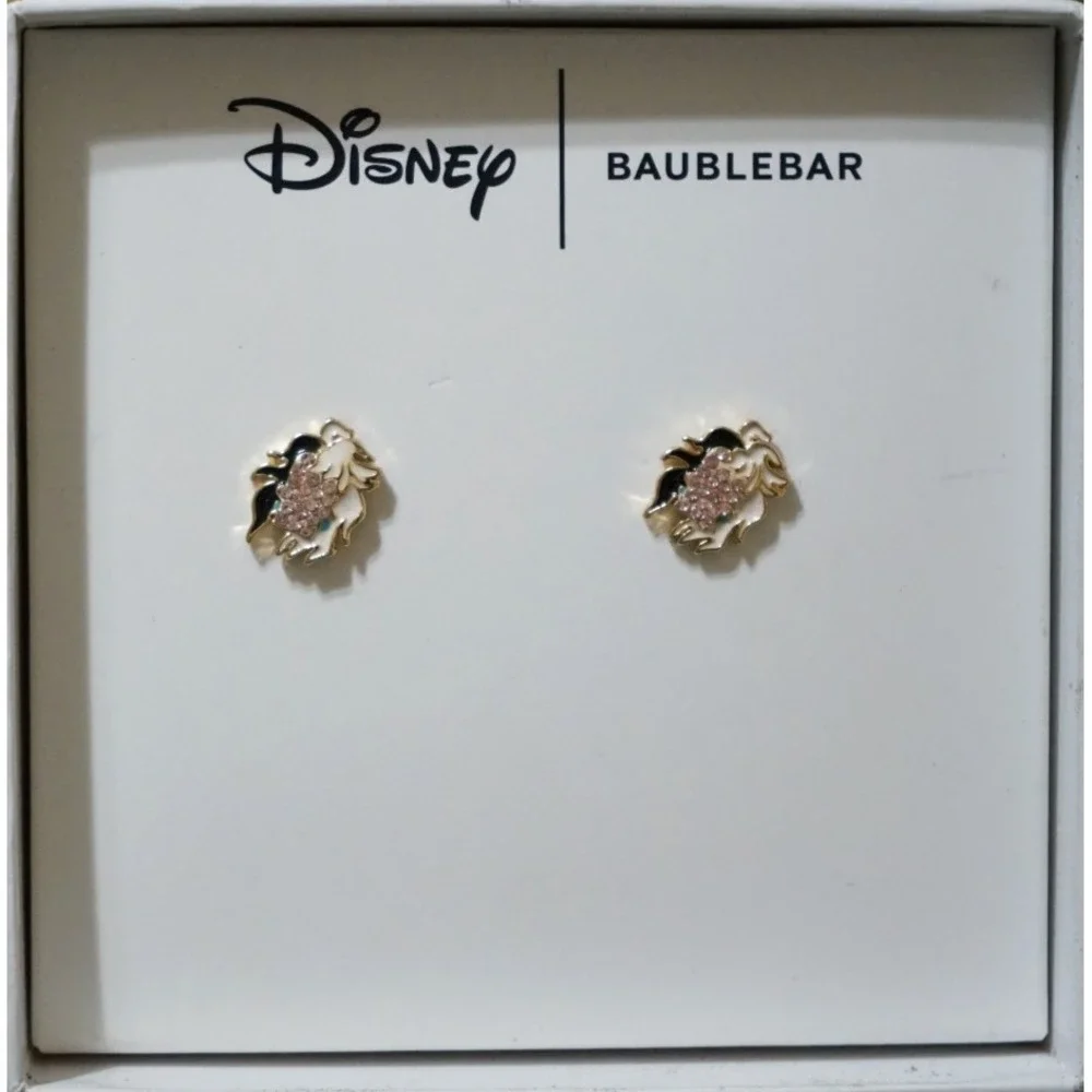 Disney X Baublebar Villain‎ Cruella De Vil Mini Pave Stud Earrings
